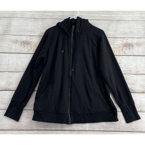 Athleta Triumph Full Zip Hoodie Sweatshirt Women's Size 1X Black